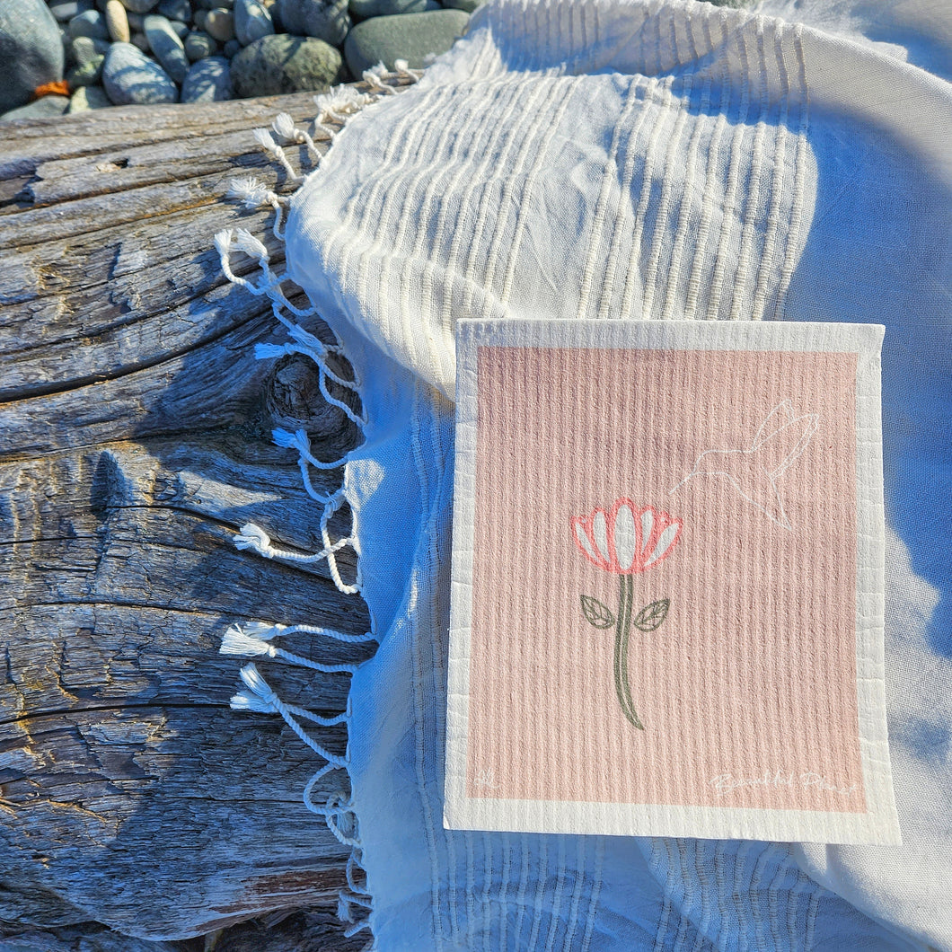 Hummingbird | Swedish Dishcloth